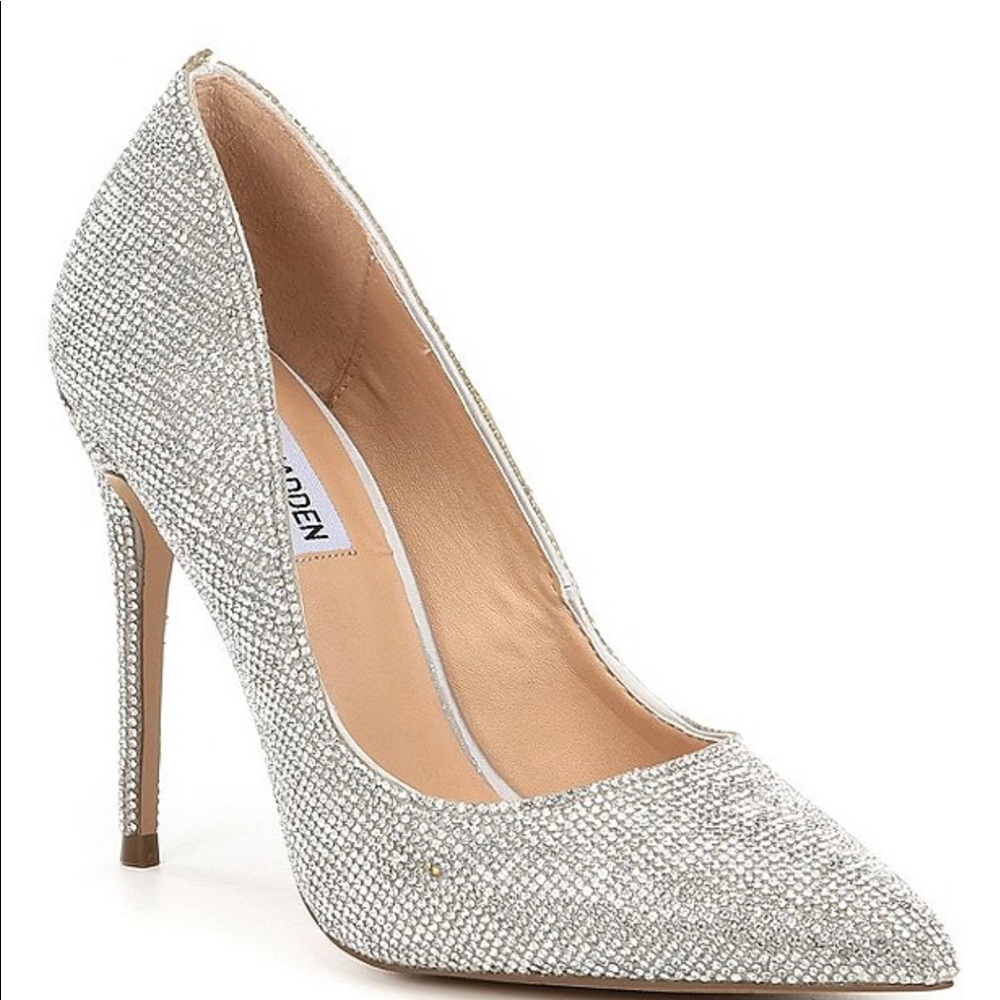 Steve Madden Daisie Crystal Pointed Toe Pumps